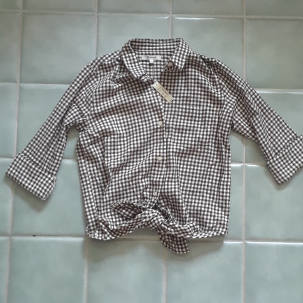 Madewell Flannel Button Down Shirt